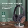 CASTI AUDIO BT ON EAR DIN BAMBUS CU ANC