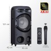BOXA DUALA DJ ACTIVA PORTABILA CU GLOB LUMINOS