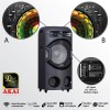 BOXA DUALA DJ ACTIVA PORTABILA CU GLOB LUMINOS