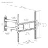 SUPORT TV CU INCLINARE SI DUBLA ROTATIE 32”-55”