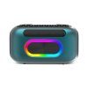 Radio Portabil AKAI, Bluetooth 5.3, 6W RMS, Autonomie 6h, USB, Card TF, AUX, Lumini RGB, Negru Radio Portabil AKAI, Bluetooth 5.3, 6W RMS, Autonomie 6h, USB, Card TF, AUX, Lumini RGB, Negru