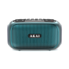 Radio Portabil AKAI, Bluetooth 5.3, 6W RMS, Autonomie 6h, USB, Card TF, AUX, Lumini RGB, Negru Radio Portabil AKAI, Bluetooth 5.3, 6W RMS, Autonomie 6h, USB, Card TF, AUX, Lumini RGB, Negru
