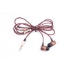 CASTI AUDIO EARBUDS CU FIR DIN BAMBUS