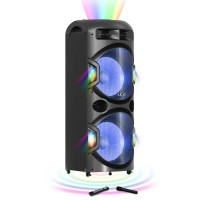BOXA DUALA DJ ACTIVA CU GLOB LUMINOS