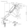 SUPORT MONITOR CU INCLINARE SI ROTATIE 17-32