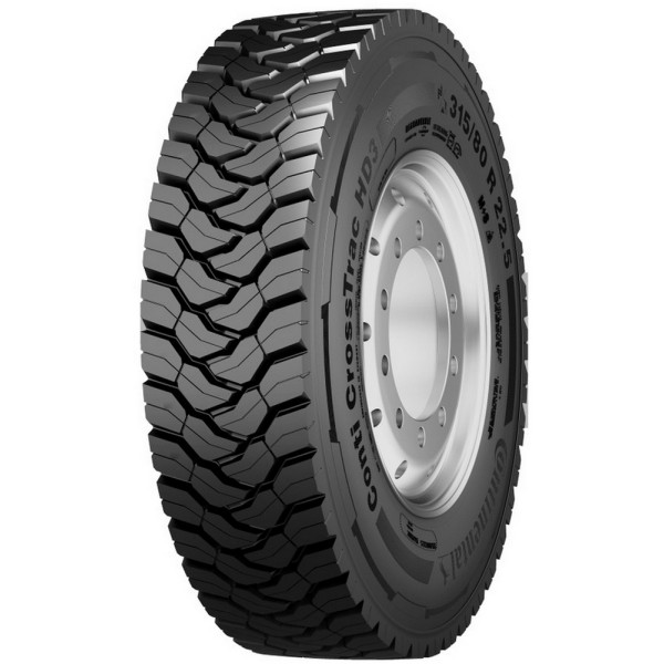 315/80R22.5 156/150K Conti CrossTrac HD3 20PR MS 3PMSF(HDC) TL CONTINENTAL 315/80R22.5 156/150K Conti CrossTrac HD3 20PR MS 3PMSF(HDC) TL CONTINENTAL