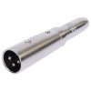Adaptor xlr tata - jack 6.35 mama mono metal - conectica sonorizare