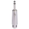 Adaptor xlr mama - jack 6.35 tata mono metal | conectica sonorizare