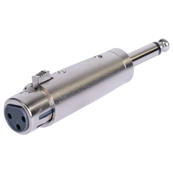 Adaptor xlr mama - jack 6.35 tata mono metal | conectica sonorizare