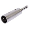 Adaptor xlr tata - jack 6.35 tata mono metal - conectica de sonorizare