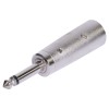 Adaptor xlr tata - jack 6.35 tata mono metal - conectica de sonorizare