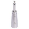 Adaptor xlr tata - jack 6.35 tata mono metal - conectica de sonorizare