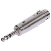Adaptor xlr mama - jack 6.35 tata stereo metal - conectica profesională