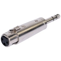 Adaptor xlr mama - jack 6.35 tata stereo metal - conectica profesională