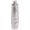Adaptor xlr mama - rca mama metal pentru conectica audio