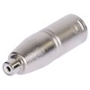 Adaptor xlr tata - rca mama metal pentru sonorizare Adaptor xlr tata - rca mama metal pentru sonorizare
