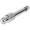 Adaptor jack 6.35 tata - rca mama metal mono pentru sonorizare