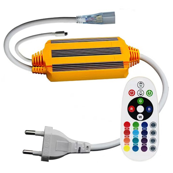 Optronica alimentator banda led cu controller rgb - 220-240v, ip20
