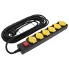 PRELUNGITOR 6 CAI 16A MAX 3500W IP44 10M 3X1.5MM - NEGRU/GALBEN PRELUNGITOR 6 CAI 16A MAX 3500W IP44 10M 3X1.5MM - NEGRU/GALBEN