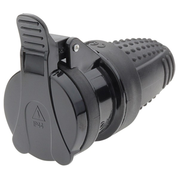 STECKER MAMA IP44 16A MAX 3500W - NEGRU STECKER MAMA IP44 16A MAX 3500W - NEGRU