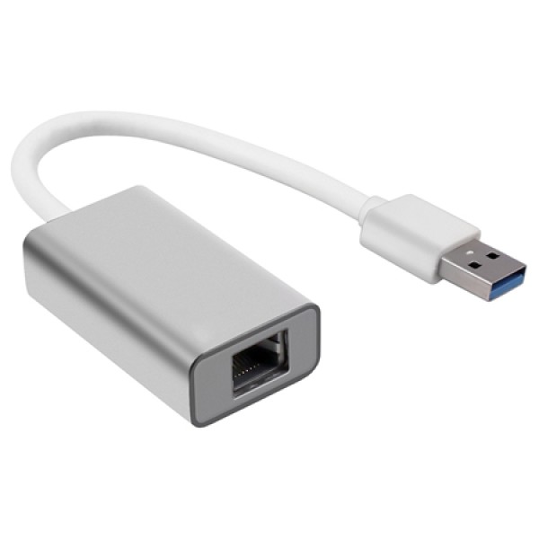 Optonica adaptor rj45 la usb 1000mbps - aluminiu, argintiu Optonica adaptor rj45 la usb 1000mbps - aluminiu, argintiu
