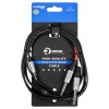 CABLU Y JACK TATA 3.5M STEREO - 2X JACK 6.35MM MONO 2M CABLU Y JACK TATA 3.5M STEREO - 2X JACK 6.35MM MONO 2M