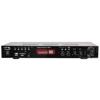 Amplificator karaoke 2x50w cu bluetooth, fm și usb/sd
