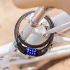 Antifurt bicicleta otel cu cifru 1.1m - siguranță și protecție