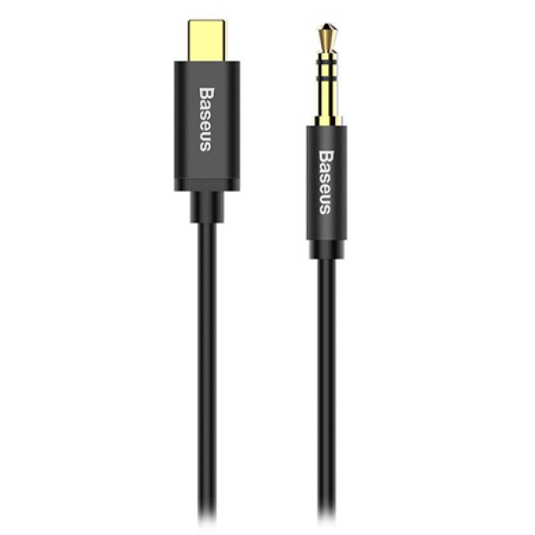 CABLU AUDIO TIP C- JACK 3.5MM 1.2M BASEUS - NEGRU CABLU AUDIO TIP C- JACK 3.5MM 1.2M BASEUS - NEGRU
