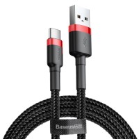 CABLU USB - TIP C 2A 10W  BASEUS- NEGRU/ROSU