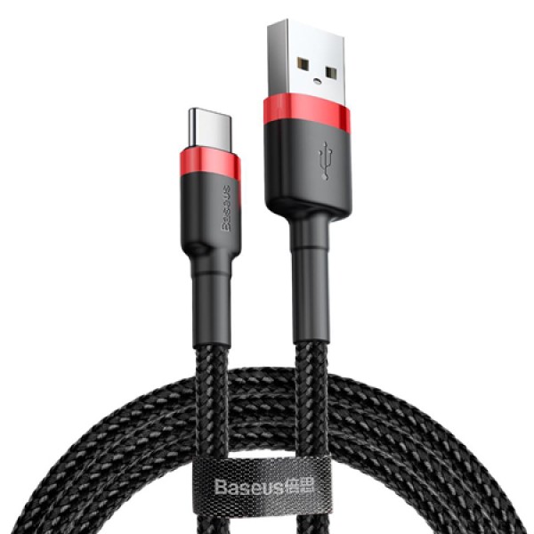 CABLU USB - TIP C 2A 10W  BASEUS- NEGRU/ROSU