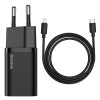 INCARCATOR RETEA PD 20W 3A USB TIP C - LIGHTNING 1M BASEUS - NEGRU INCARCATOR RETEA PD 20W 3A USB TIP C - LIGHTNING 1M BASEUS - NEGRU