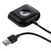 Adaptor usb hub 3.0 4 porturi baseus - porturi usb eficiente Adaptor usb hub 3.0 4 porturi baseus - porturi usb eficiente