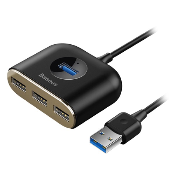 Adaptor usb hub 3.0 4 porturi baseus - porturi usb eficiente Adaptor usb hub 3.0 4 porturi baseus - porturi usb eficiente