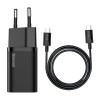 INCARCATOR RETEA USB-C FAST CHARGING PD 25W BASEUS - NEGRU INCARCATOR RETEA USB-C FAST CHARGING PD 25W BASEUS - NEGRU