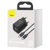 INCARCATOR RETEA USB-C FAST CHARGING PD 25W BASEUS - NEGRU INCARCATOR RETEA USB-C FAST CHARGING PD 25W BASEUS - NEGRU