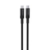 CABLU USB-C - USB-C 100W 1.5M - NEGRU CABLU USB-C - USB-C 100W 1.5M - NEGRU