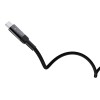 CABLU USB-C - USB-C 100W 1.5M - NEGRU CABLU USB-C - USB-C 100W 1.5M - NEGRU