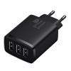INCARCATOR RETEA 3XUSB FAST CHARGING 17W BASEUS - NEGRU INCARCATOR RETEA 3XUSB FAST CHARGING 17W BASEUS - NEGRU