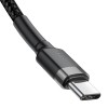 CABLU USB TIP C - TIP C PD 2.0 60W 3A 1M BASEUS - GRI/NEGRU