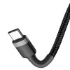 CABLU USB TIP C - TIP C PD 2.0 60W 3A 1M BASEUS - GRI/NEGRU