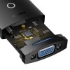 Adaptor hdmi-vga baseus cu micro usb și aux pentru conectare Adaptor hdmi-vga baseus cu micro usb și aux pentru conectare