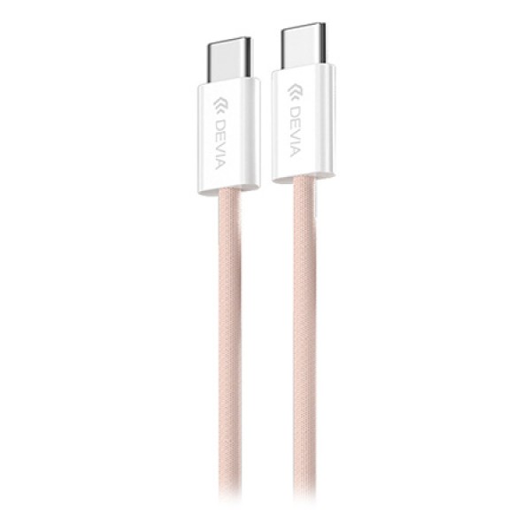 CABLU USB-C - USB-C 1M 60W 3A - ROZ CABLU USB-C - USB-C 1M 60W 3A - ROZ