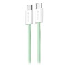 CABLU USB-C - USB-C 1M 60W 3A - VERDE CABLU USB-C - USB-C 1M 60W 3A - VERDE