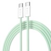CABLU USB-C - USB-C 1M 60W 3A - VERDE CABLU USB-C - USB-C 1M 60W 3A - VERDE