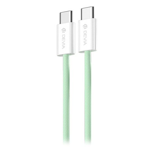 CABLU USB-C - USB-C 1M 60W 3A - VERDE CABLU USB-C - USB-C 1M 60W 3A - VERDE