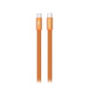 CABLU TIP C - TIP C PD 1.5M 240W - PORTOCALIU CABLU TIP C - TIP C PD 1.5M 240W - PORTOCALIU