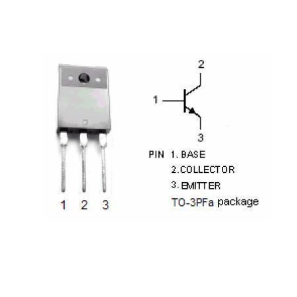 TRANZISTOR NPN COMUTATIE 10A 45W IZOLAT BU2520AF