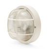 LAMPA DE PERETE/TAVAN CU SOCLU E27 IP44  - ALB