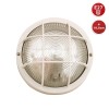 LAMPA DE PERETE/TAVAN CU SOCLU E27 IP44  - ALB